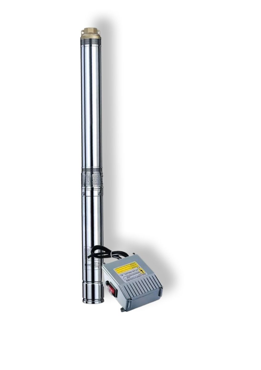 0.55KW Submersible Borehole Pump, Motor & Controlbox 4 Inch (230V)